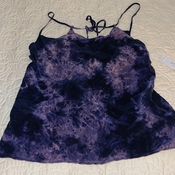 Anthropologie // Stateside Cupro Tie Dye Tank {Purple} NWT🌛 - Picture 6 of 14